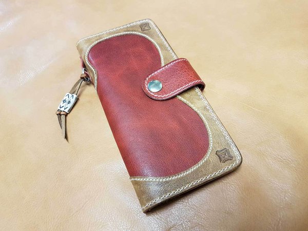Long red wallet  candy